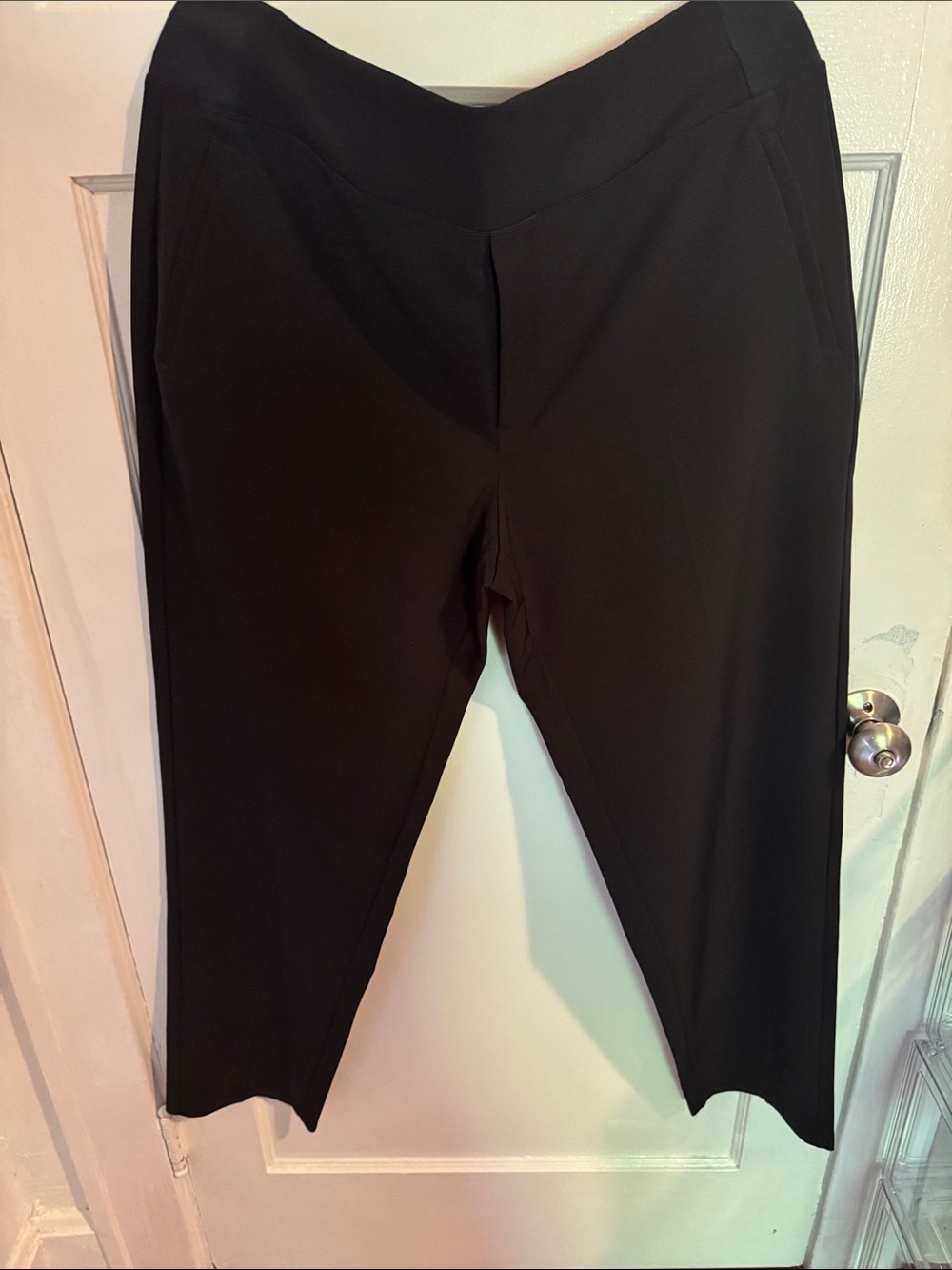 Athleta Black Straight Leg Pants